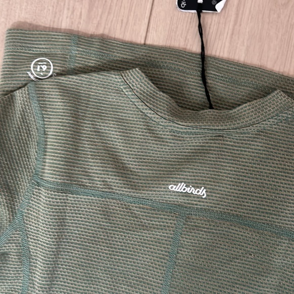Allbirds Natural Run Tee in Hazy Cargo XS NWT - Picture 4 of 4